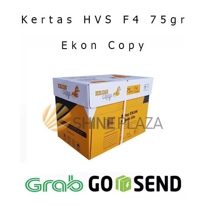 

Kertas HVS F4 75gr Ekon Copy 1 Dus