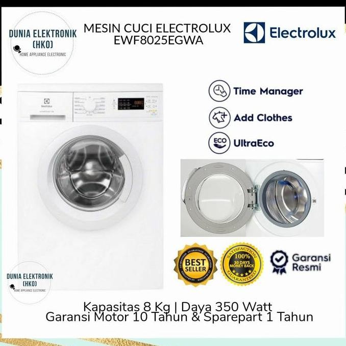 NEW MESIN CUCI ELECTROLUX EWF8025EGWA 8 KG EWF 8025 EGWA / EWF 8025EGWA