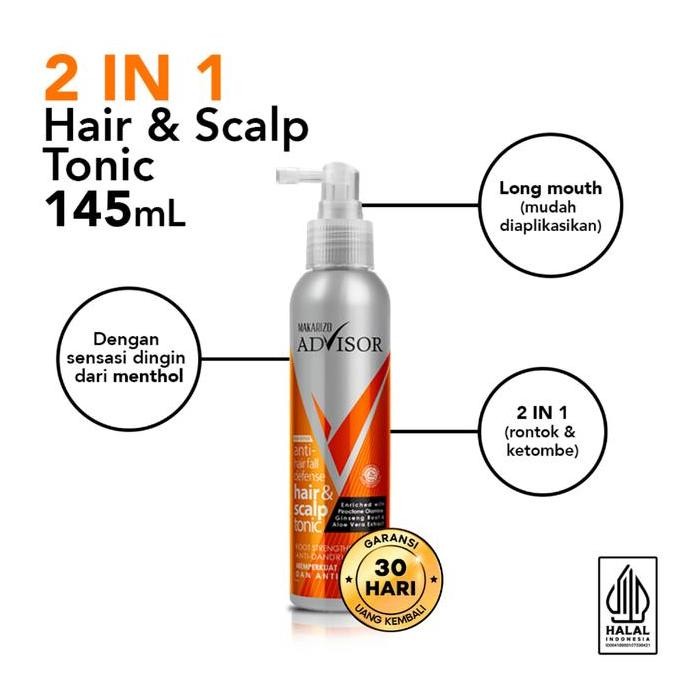 Terbaru Makarizo Paket Anti Rontok & Ketombe - Creambath + Vitamin Rambut Rusak & Gatal Kulit Kepala