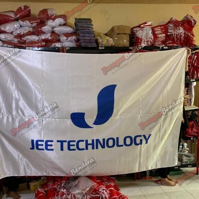 ] Bendera Custom Bahan Satin Premium 200x300cm