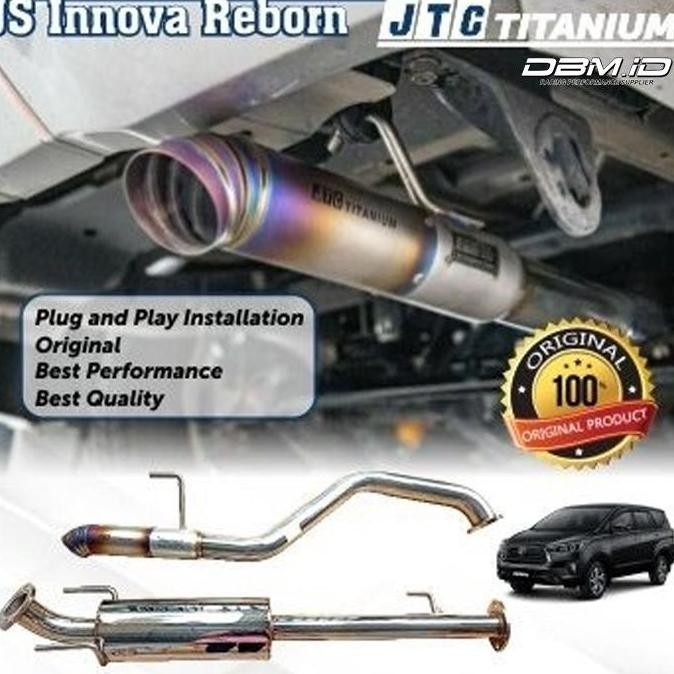 Exhaust Muffler Knalpot JTC Titanium Innova Fortuner 2GD 16+ VRZ SRZ