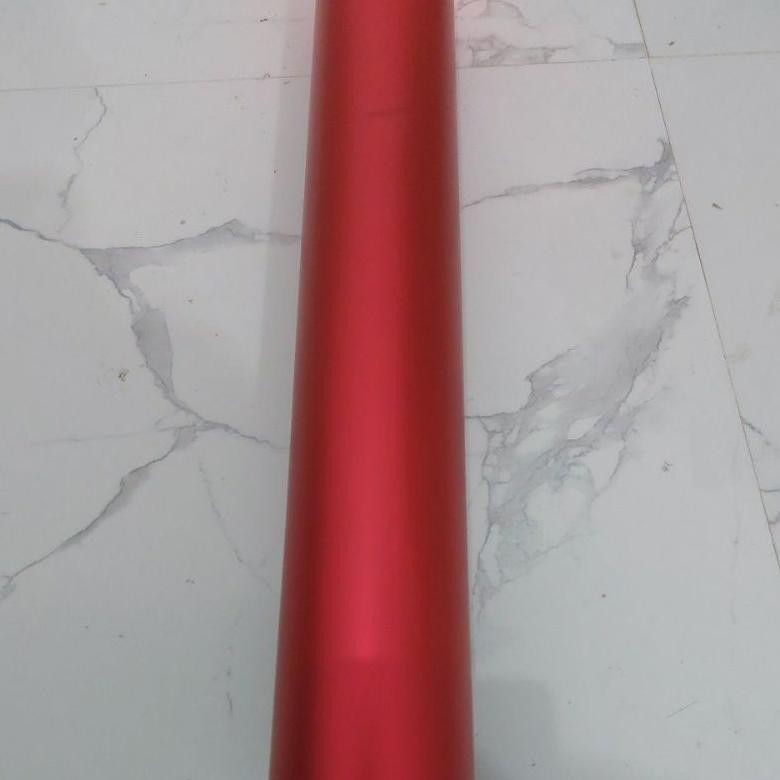 skotlet matte chrome metalik doff merah Nugi