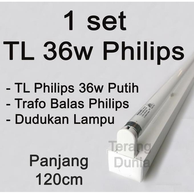 Kap Lampu Tl 36W Rumah Lampu Tl 36W Dudukan Tl 36W Kap Housing Tl 36W