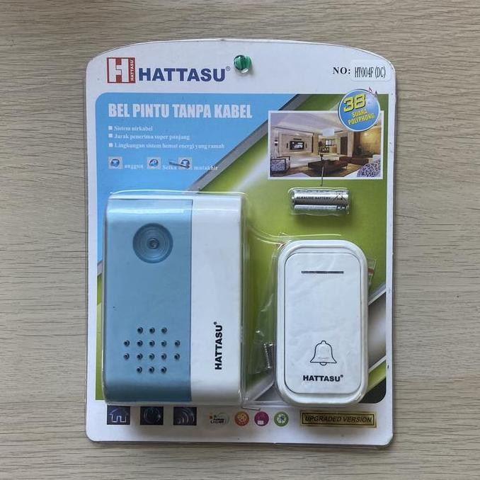 TERMURAH - BEL PINTU TANPA KABEL HATTASU HT004F(DC)