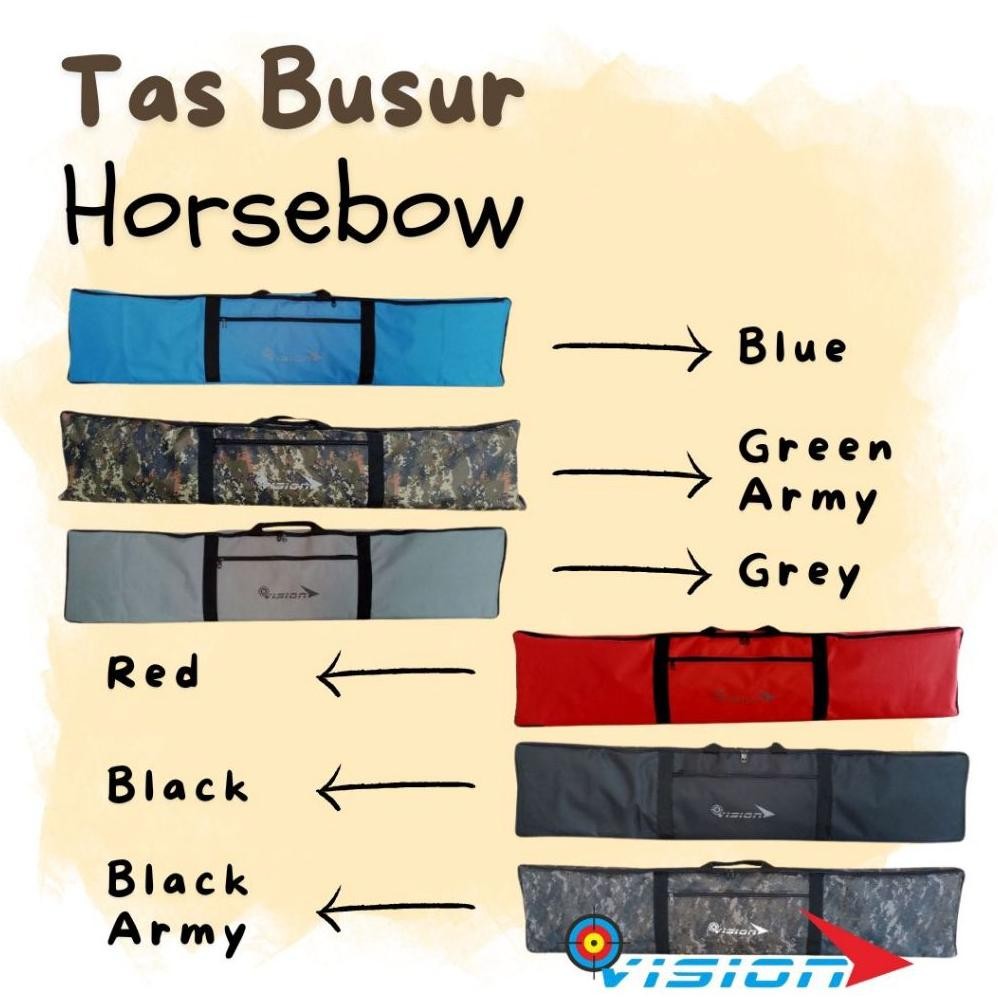 Tas Horsebow Tas Busur Tas Busur Panah / Tas Busur Tradisional Tas Busur Horsebow- Vision Archery Nu