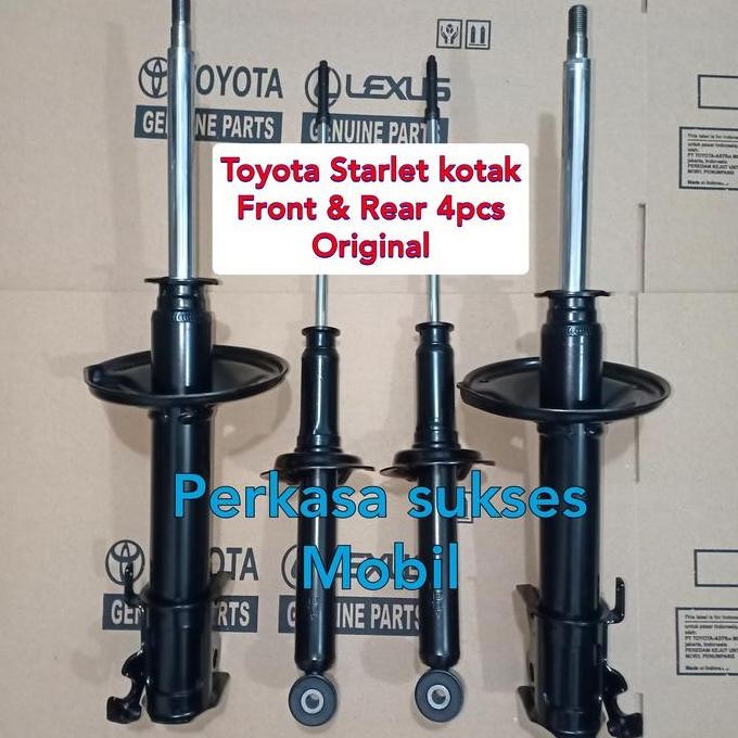 shockbreaker shock absorber starlet kotak depan belakang orinal 4pcs