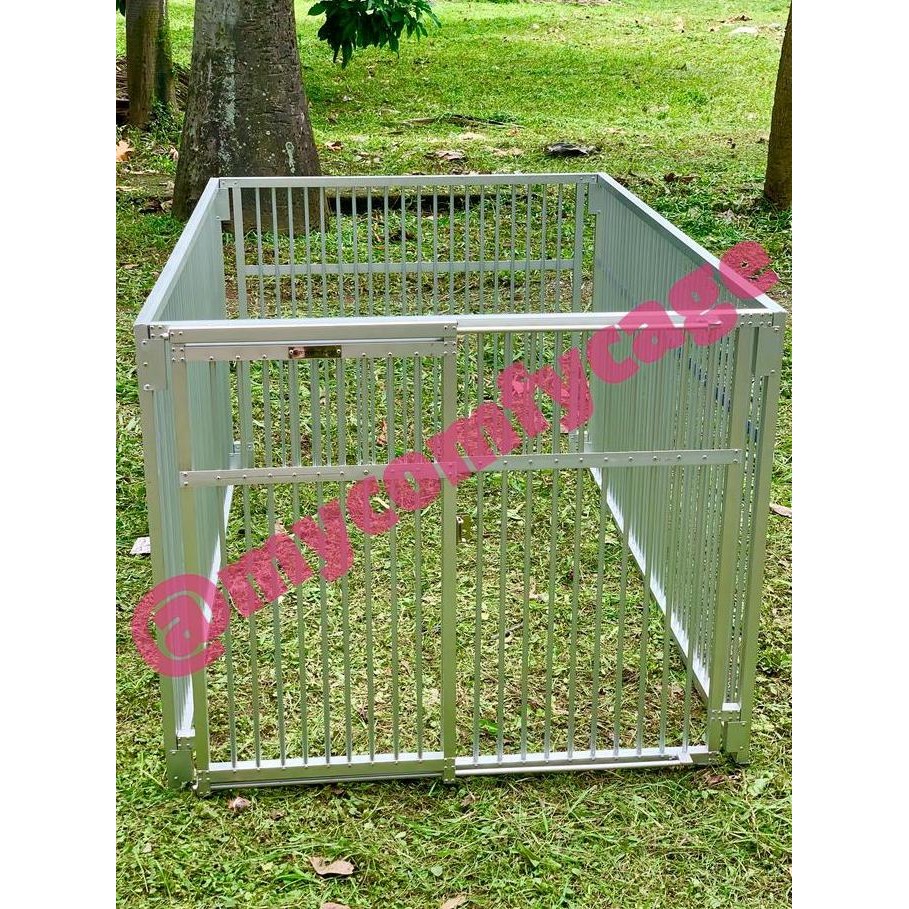 ready Kandang Pagar Anjing Aluminium Mycomfycage untuk Corgie