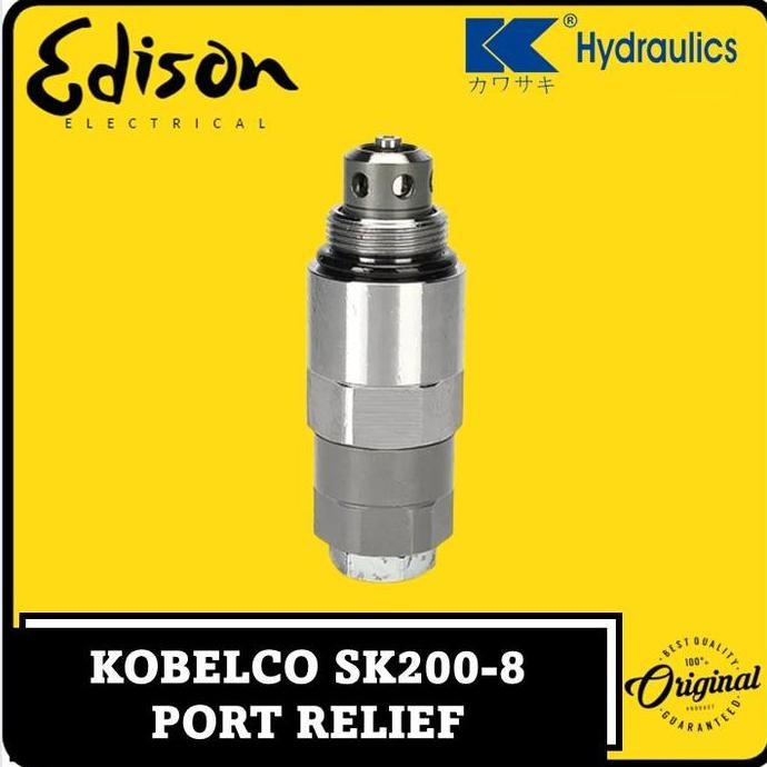 KOBELCO SK200-6 SK200-8 Control Relief Valve Port Relief YN22V02F1