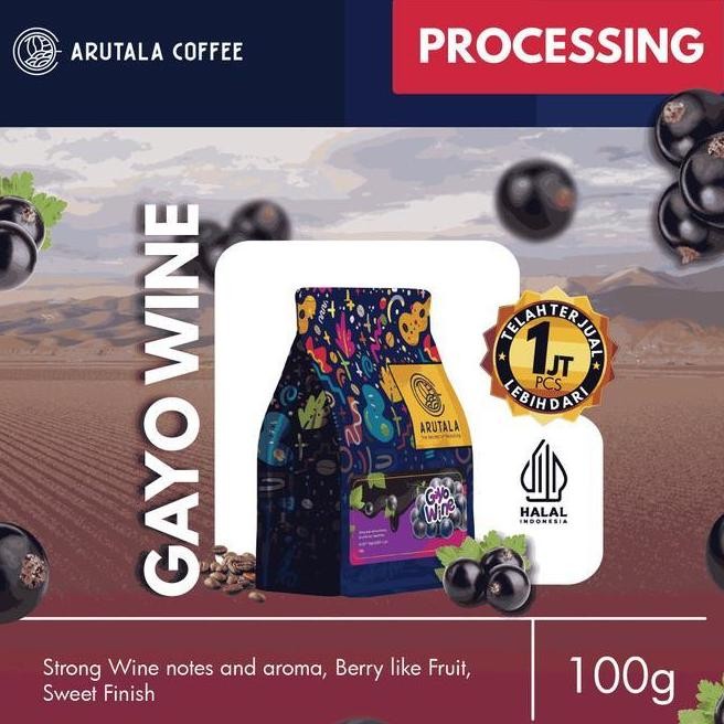 

PROMO ARUTALA KOPI ARABIKA GAYO WINE 100 GRAM