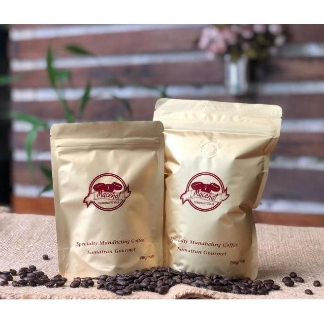 

(PROMO) MACEHAT COFFEE / KOPI SUMATRAN GOURMET 250GR