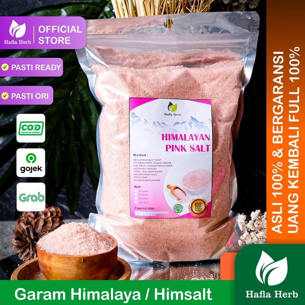 

(Terbaru) Garam Himalaya Original 1 kg Asli Organik Garem Himalayan Salt Himsalt Organic MPASI (Terlaris)