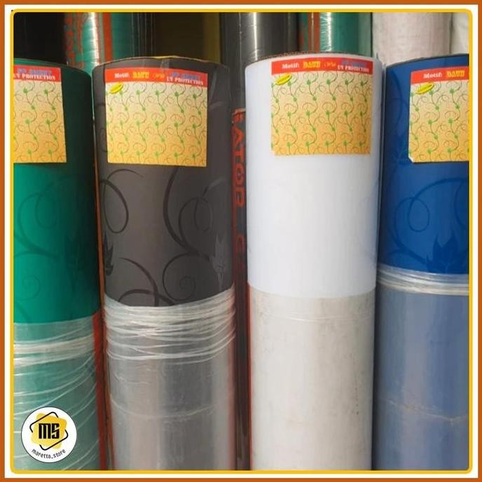 Fiber Plastik Penutup Pagar Motif Daun