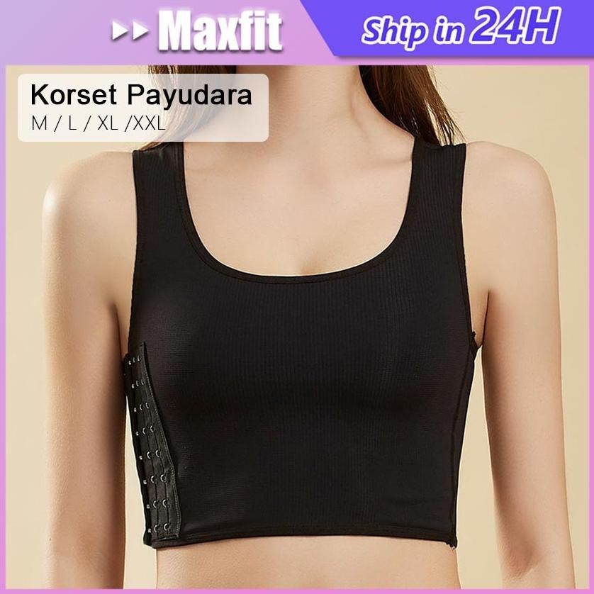 Breast Binder Perata Dada Cewek Unisex Cosplay Binder Half Import Sport Bra Perata Dada Korset Dada 