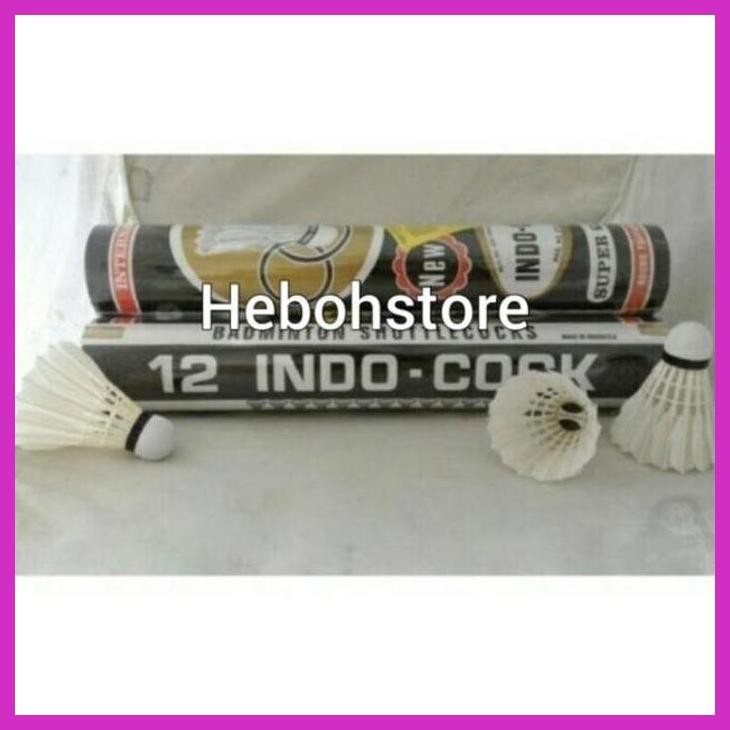 (OLAHRAGA) SHUTTLECOCK KOK INDOCOCK 50 SLOP ( 1 KARTON ) INDOCOCK ORIGINAL PRIVASI AMAN