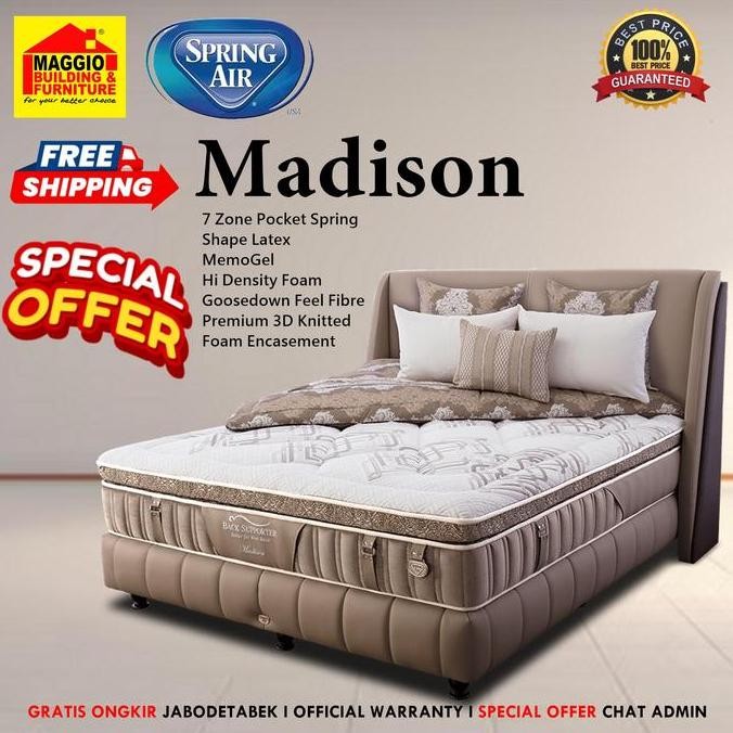 KASUR SPRINGBED SPRING AIR - MATRAS FURNITURE - MADISON - SPRINGAIR SPRINGBED