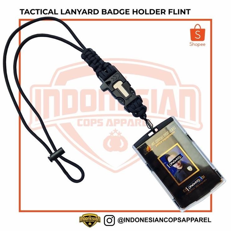 

Legacyicops Tactical Lanyard Badge Holdertempat Kartu Multifungsi Lanyard Paracord