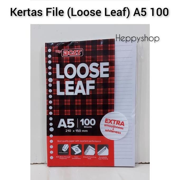 

Silahkan Order] Kertas File (Loose Leaf) A5 100