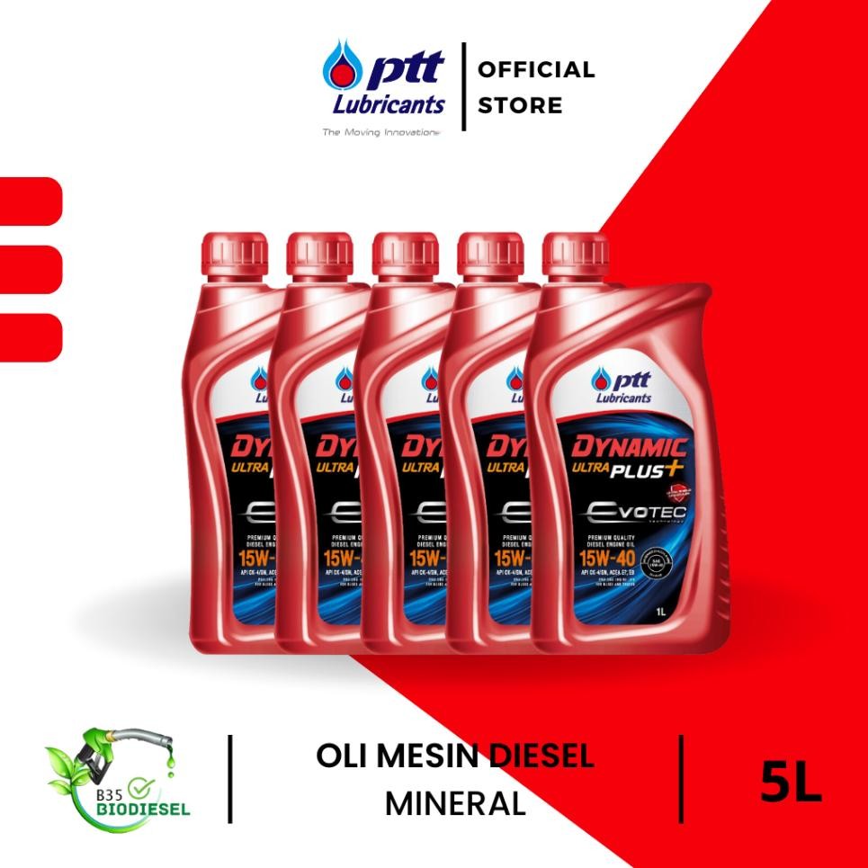 PTT Dynamic Ultra Plus SAE 15W-40 API CK-4/SN [5L]