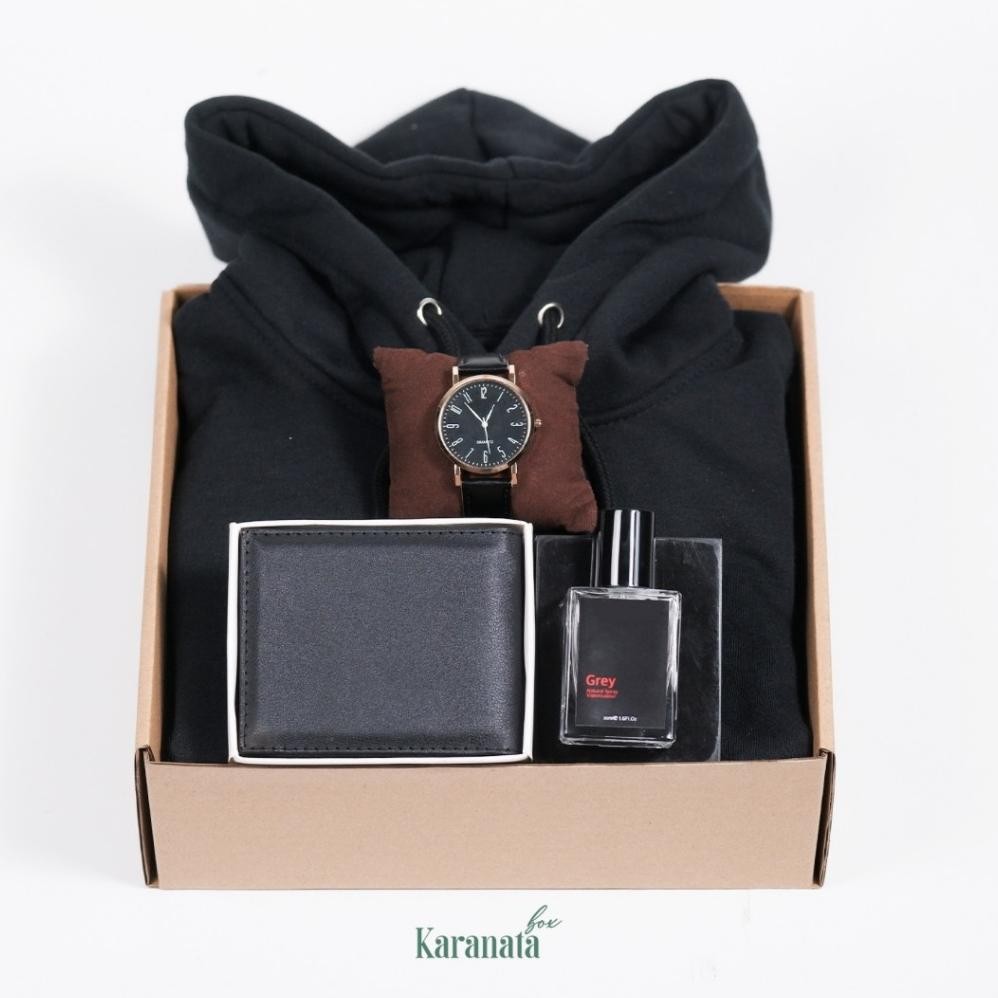 Hampers Kado Hoodie Polos Cowok | Hampers Gi Box Hoodie Cowok