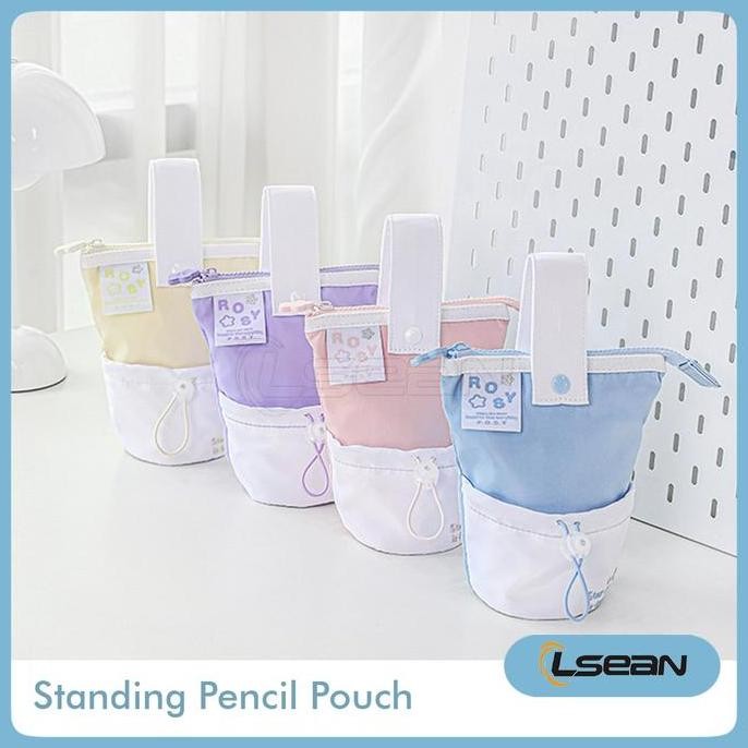 

Baru Tempat Pensil Puffy Pastel Aesthetic Standing Organizer Makeup & Stationery