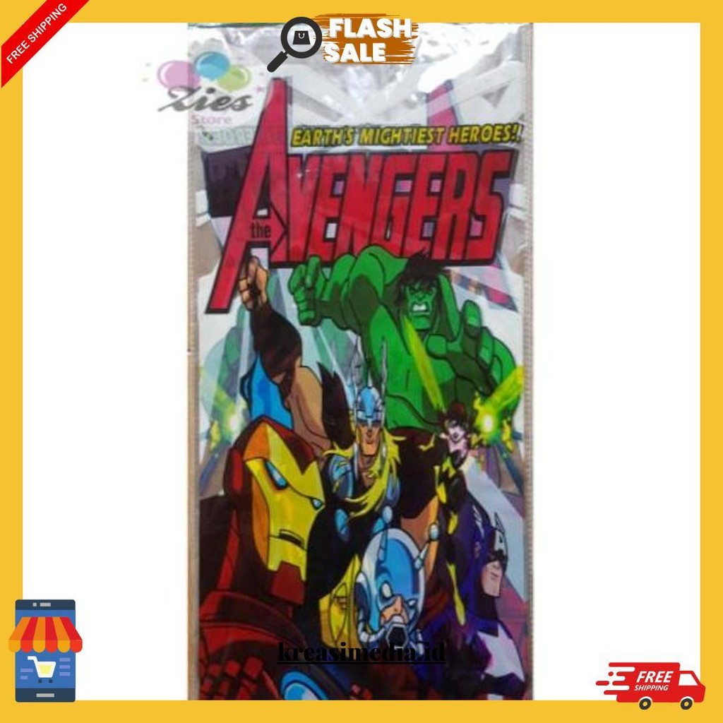 

Plastik Snack Ulang Tahun / Plastik Kado / Plastik Souvenir Avengers Siap Kirim