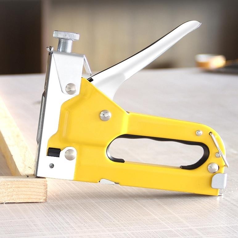 

Staple Gun/Staples Tembak 3 in 1 Chromium molybdenum Bisa 3 Jenis Staples EDL1313 /Senjata Kelas Industri/Alat Perkakas