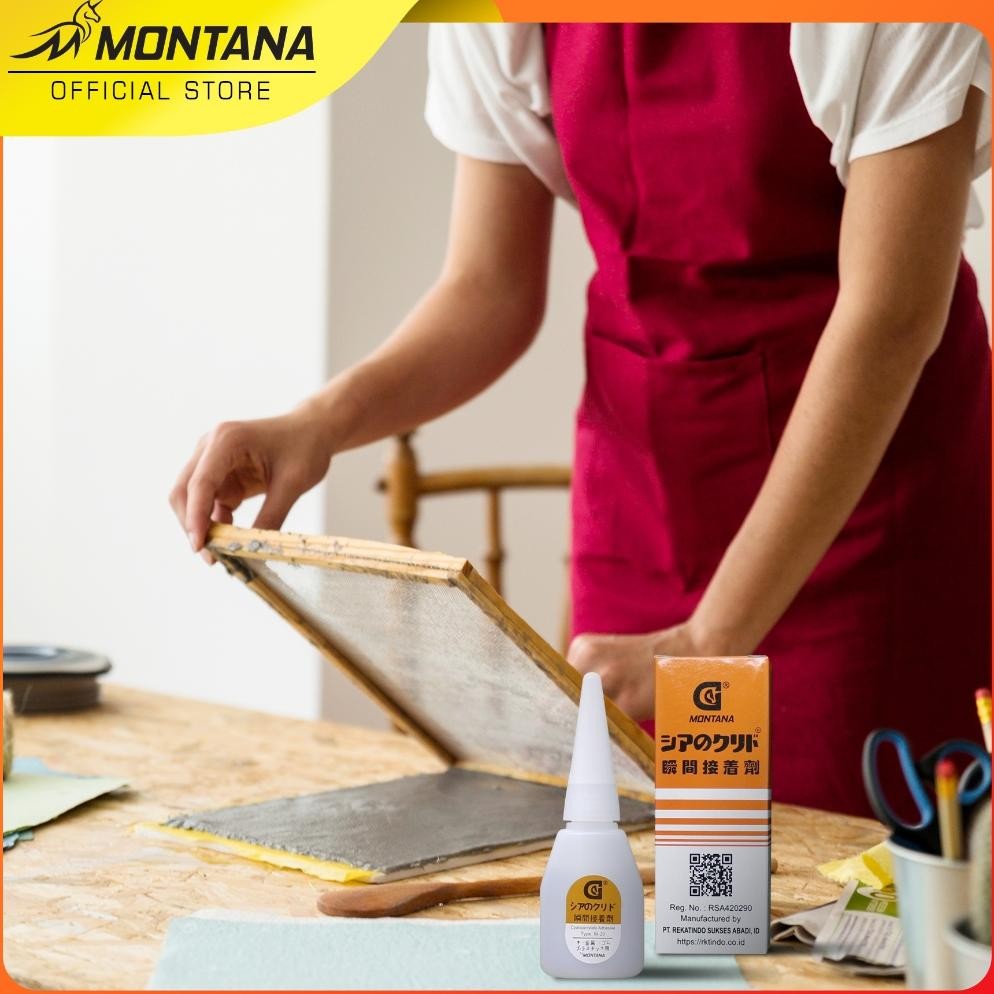 

MONTANA Lem Korea Kaca Besi Box Besar 50 Pcs Adhesive Glue Perekat Serbaguna GL-06/BIGBOX