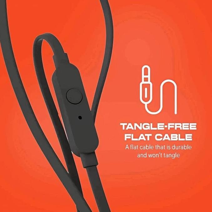 Headset Jbl T110 Pure Bass Earphone With Mic Original Ims By Harman