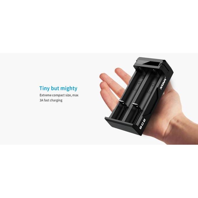 SALE XTAR SC2 CHARGER BATERAI 2 SLOT FAST CHARGING LI-ION NIMH UNIVERSAL