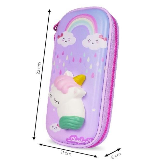

Baru Kotak Pensil 3D Squishy Karakter Unicorn Anak Sekolah Lucu Hardcase Karet