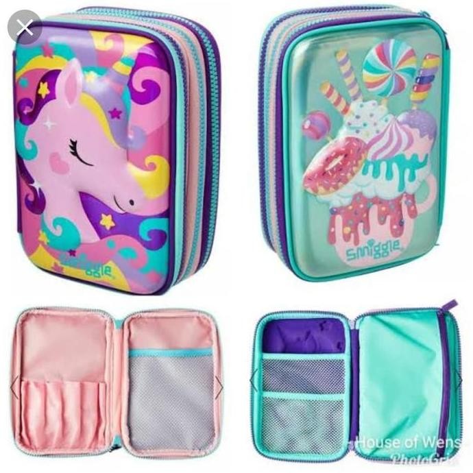 

Baru Smiggle Pencil Case Triple Up Hardtop Hip Original Tempat Pensil Anak Trendy