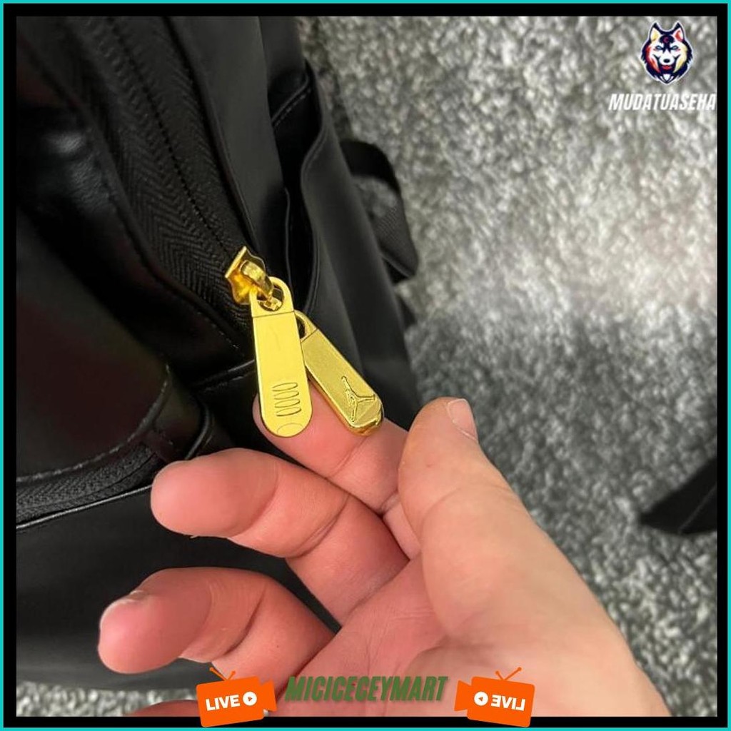 Air Jordan Retro 14 Gold Backpack / Tas Ransel Jordan /  Bagpack / Tas Sekolah / Tas Kuliah / Tas Ke