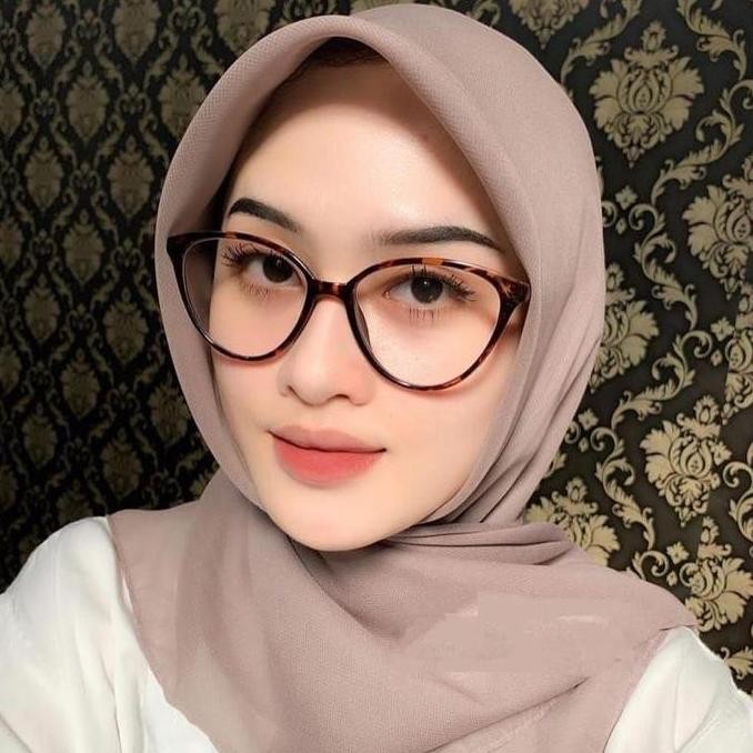 Kacamata Cat Eye Wanita Kucing Leopard Motif Photocromic