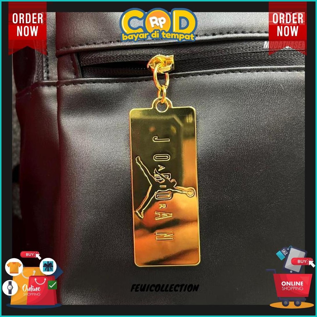 Air Jordan Retro 14 Gold Backpack / Tas Ransel Jordan /  Bagpack / Tas Sekolah / Tas Kuliah / Tas Ke