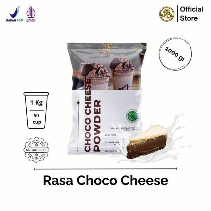 

baru bubuk minuman choco cheese cokelat keju premium 1kg - bubble drink jelly cincau