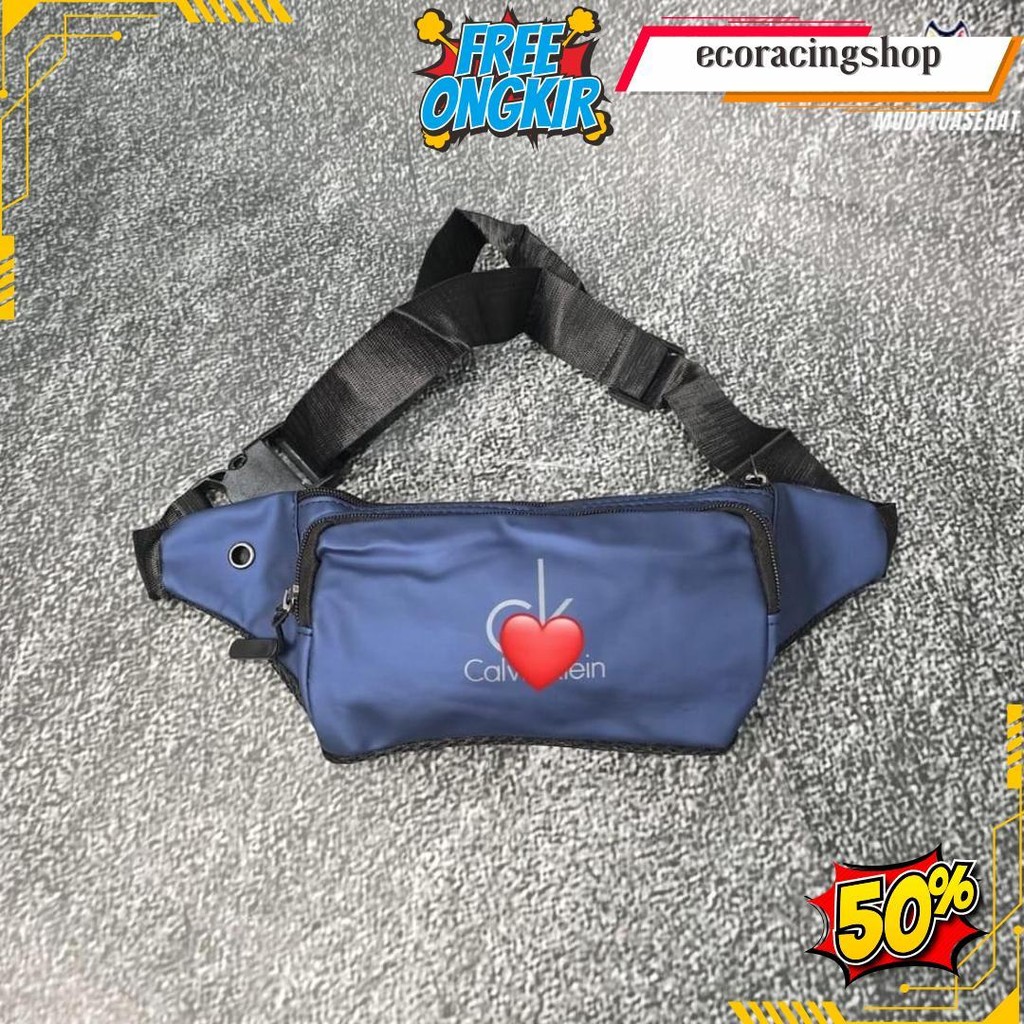 C44Lv1N Kl31Nn Waistbag Waterproof Parasut Anti Air / Tahan Air Original Produk