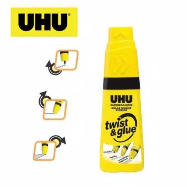 

UHU twist & glue 35 / 90 ml / lem uhu cair serbaguna