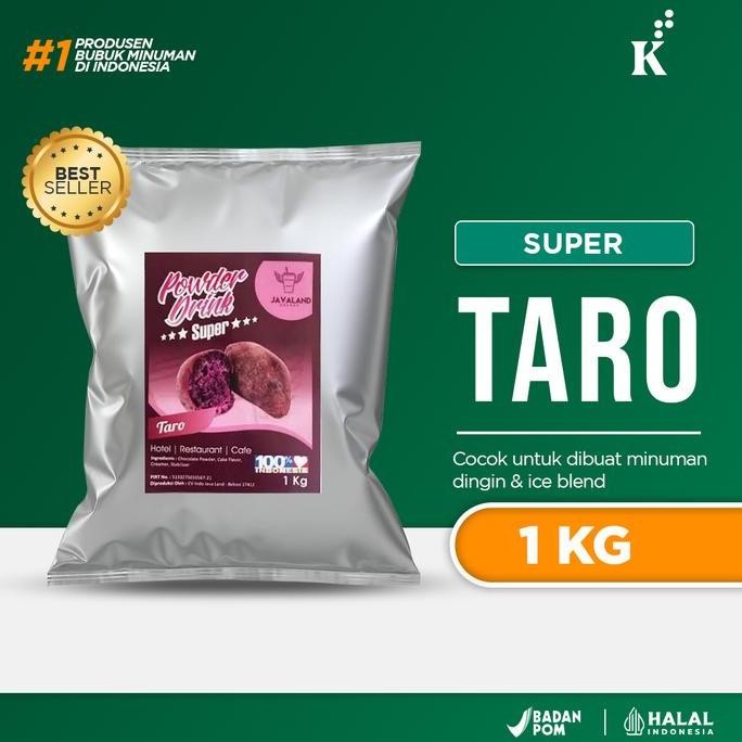 

baru javaland super powder taro 1kg - bubuk taro premium untuk minuman ice blend