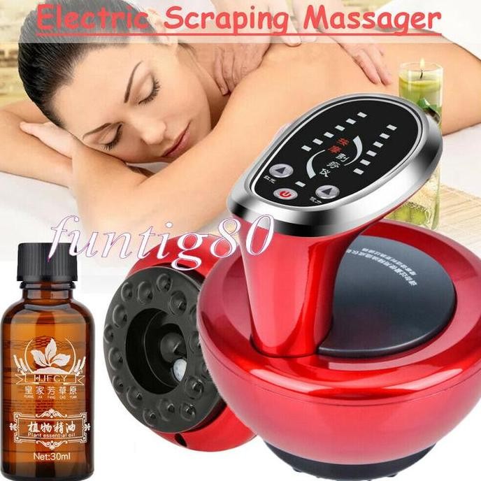 baru alat bekam listrik kerokan tubuh terapi hangat pijat elektrik