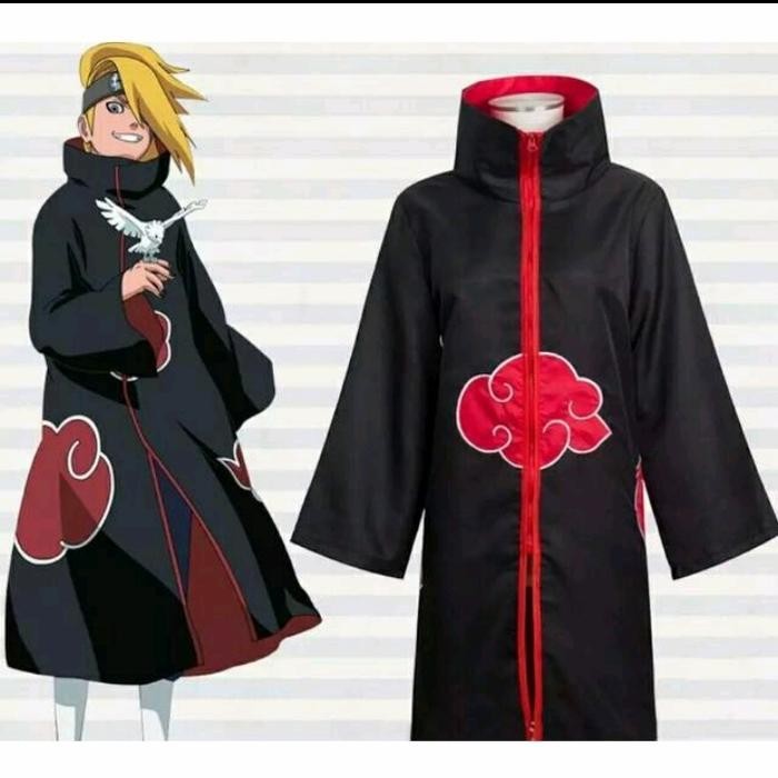 Gki Jubah Akatsuki Dewasa | Krah Tinggi Premium