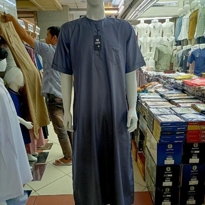 Gki Gamis Arrifqi Jubah Pria Gamis Pria Kerah Oblong Tanpa Kerah