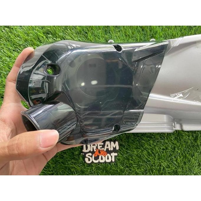 Cover Intake ET Transparan Smoke Cover intake vespa matic