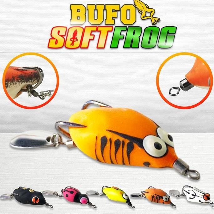 Softfrog Umpan Pancing Ikan Bufo Bentuk Katak Lure