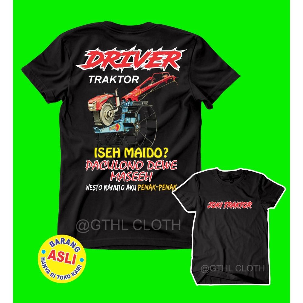 Promo Kaos Driver Traktor Petani Indonesia
