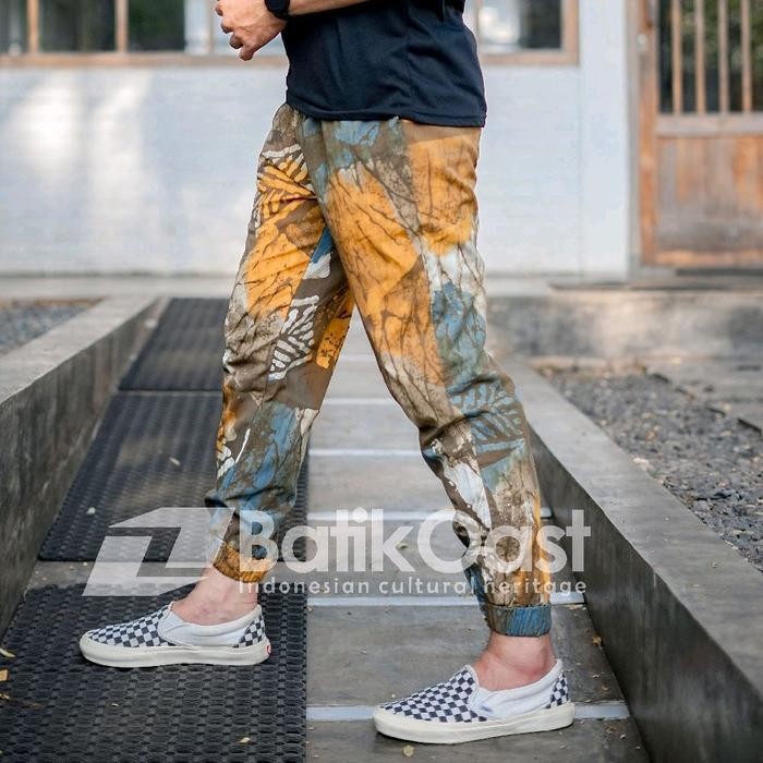 Celana Joger Batik Abstrak Kekinian Kode Bj 11 Pria Panjang Katun Dewasa Motif Wanita Sirwal