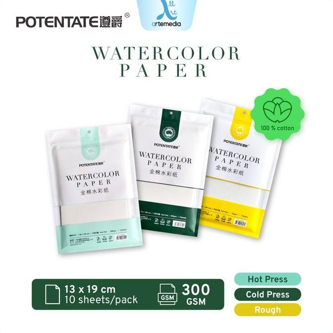 

Sale Kertas Cat Air Potentate Cotton 13X19Cm Watercolor Paper Sheet Set