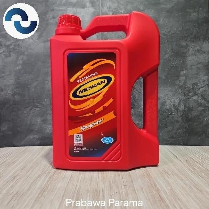 TERMURAH - Oli Pertamina Mesran Super 20w-50 4 Liter/1 Galon