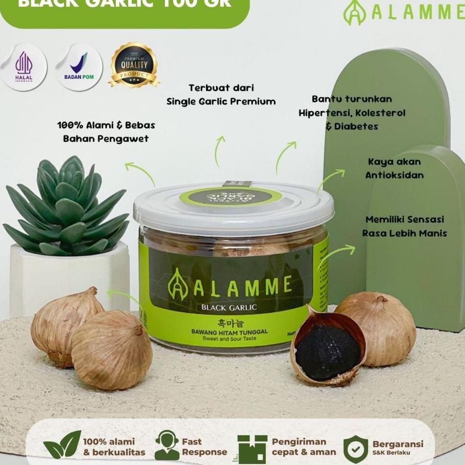 

Alamme Bla Garlic Bawang Hitam Tunggal Alamme 100Gr