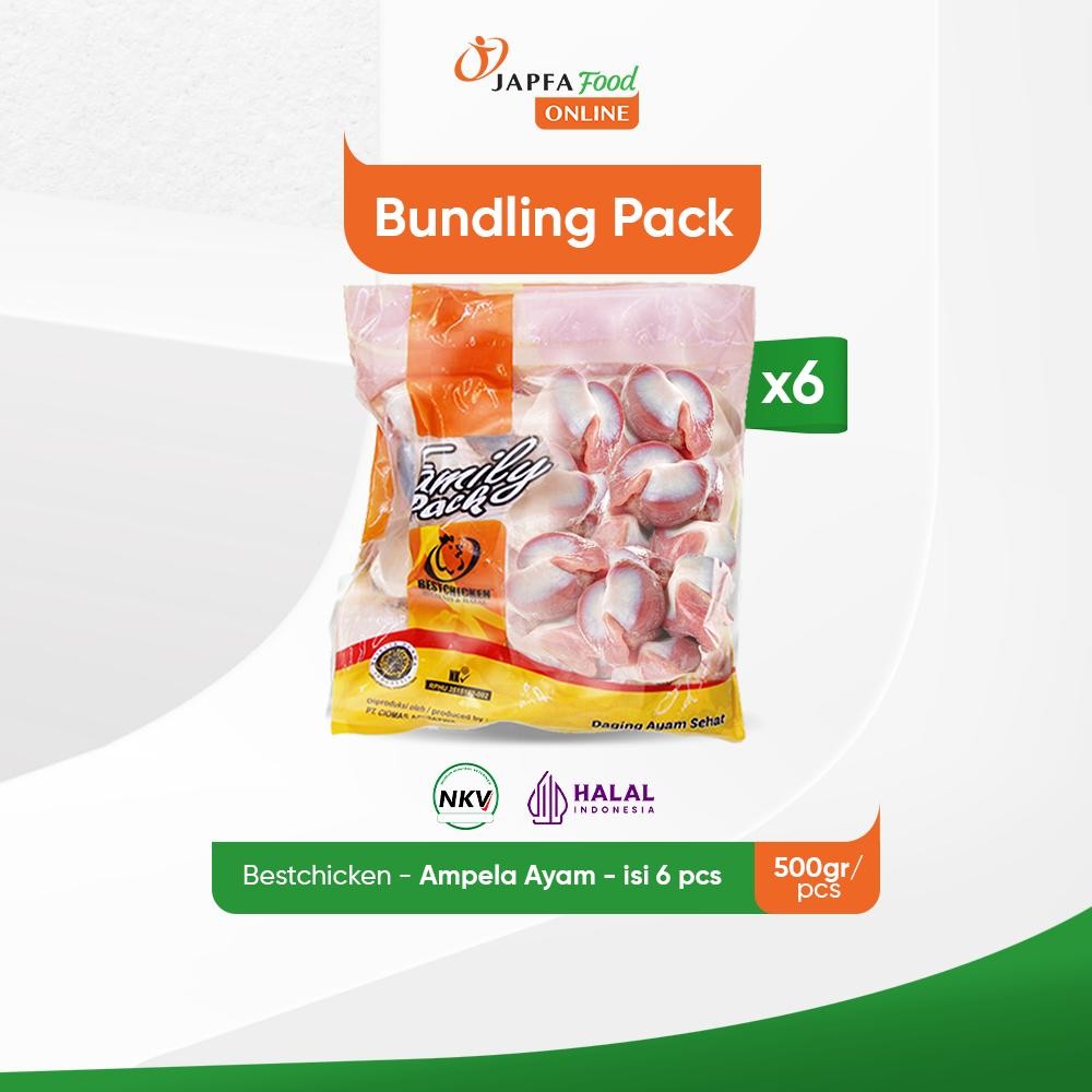 

Bestchicken Bundling Hemat Ampela Ayam Bersih 500gr - Isi 6 pack