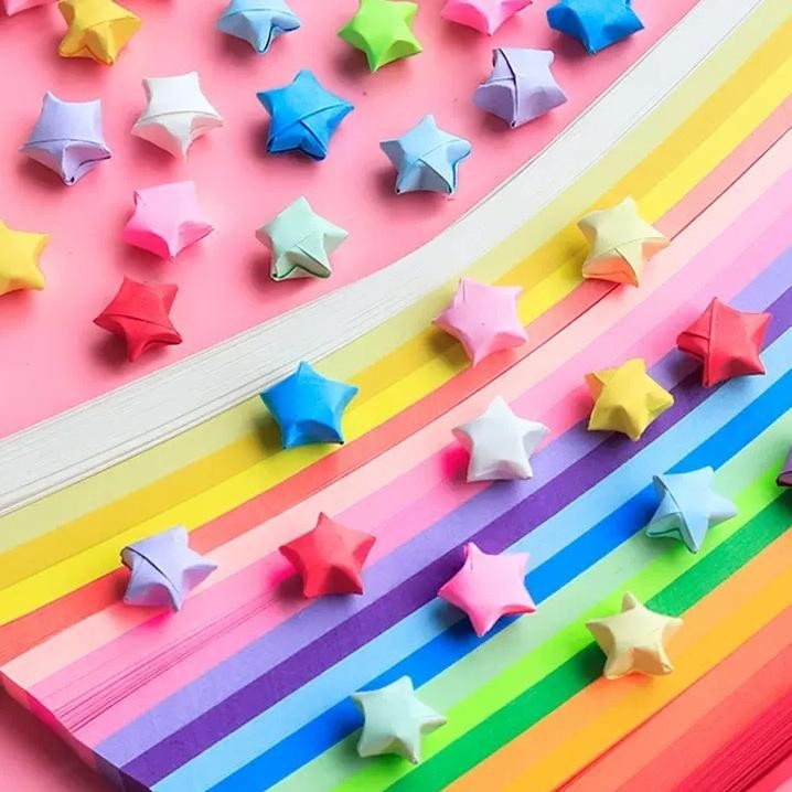 

Kertas Gami Bintang Warna Gami Star R Motif Bintang Craft Diy Bintang Warna Warni